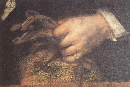 Details of The Sampling Officials of the Amsterdam Drapers' Guild (mk33), REMBRANDT Harmenszoon van Rijn